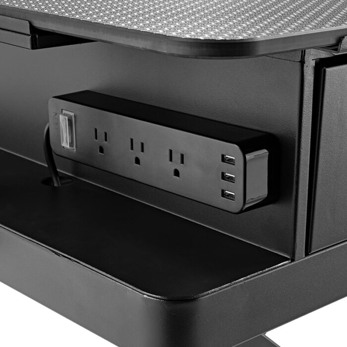 Waggz Store-Range XL 52” Black Electric Dog Grooming Table with Drawers & Power Outlets - Image 6