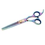 Geib Buttercut Shear Kiss Gold Rainbow 6.5" BL-42-Tooth Blender Dog Grooming Shear
