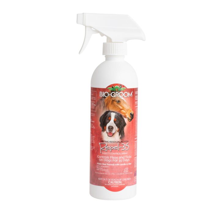 Bio Groom Repel 35 Flea Tick Spray 16 Ounce