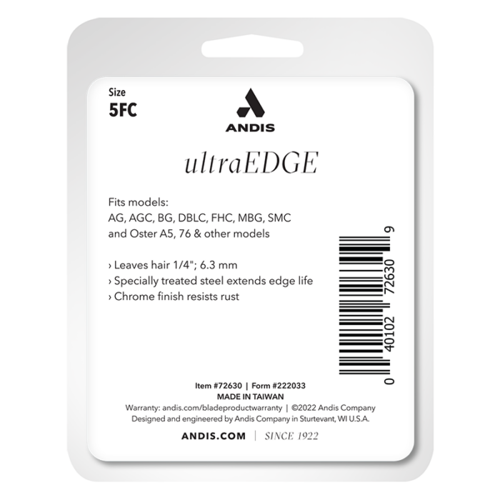 72630 ultraedge size 5fc blade package back
