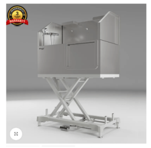 Waggz Power-Slide 50” Electric Dog Grooming Tub (White) 