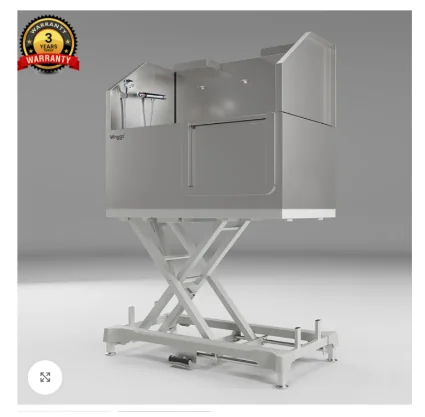 Waggz Power-Slide 50” Electric Dog Grooming Tub (White)
