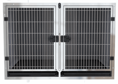Waggz Large Mod-Stack Pet Grooming Cage in 304 Stainless Steel (WZ-304L)