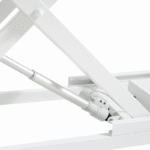 Waggz Step-Low Lite 47” Compact Electric Dog Grooming Table (White) - Image 3